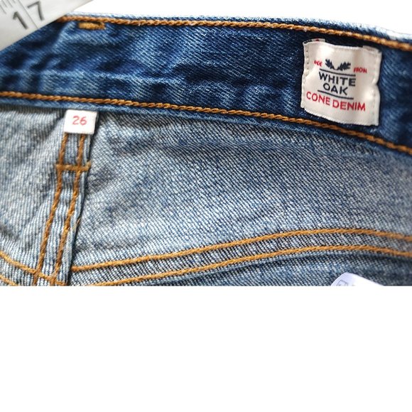 Levi's white oak cone denim jeans, raw hem - Picture 6 of 8